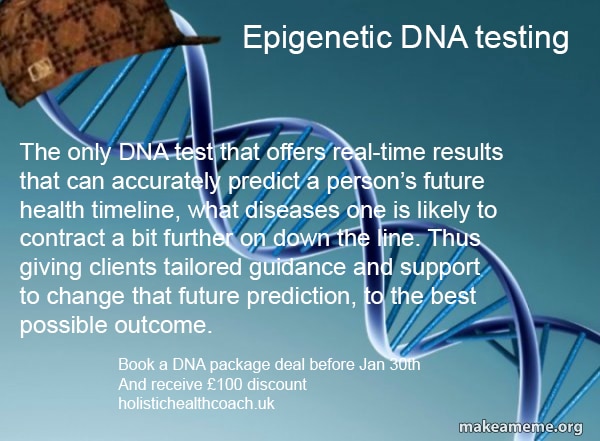 Epigenetic DNA testing by holistic health coach UK